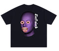 purple face tee