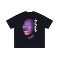 purple face tee